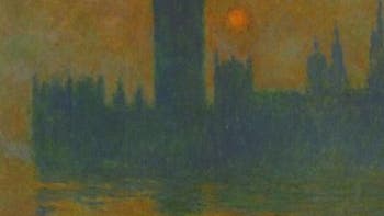 Sonnenuntergang über den Houses of Parliament von Claude Monet