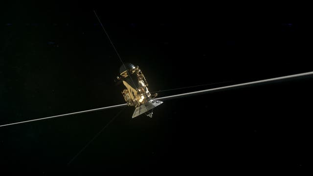 Cassini durchbricht die Ringebene