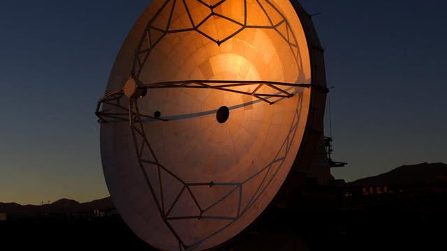 Antenne im Abendlicht