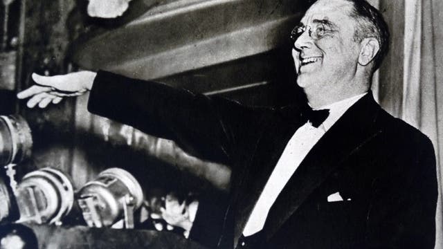 Franklin D. Roosevelt um das Jahr 1936
