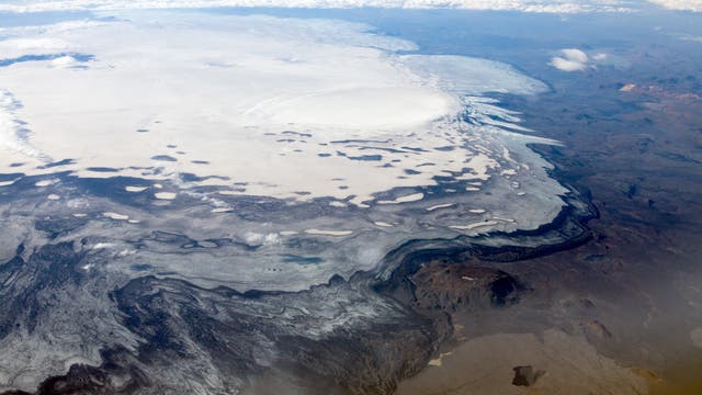 Der Vatnajökull aus der Luft