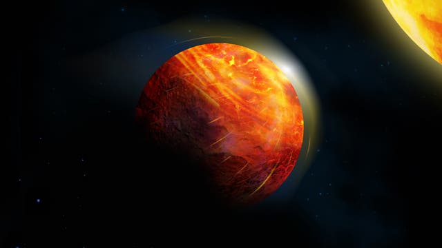 Illustration des Exoplaneten K2-141b