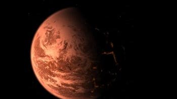 Planet Gliese 876C - meint der Künstler ...