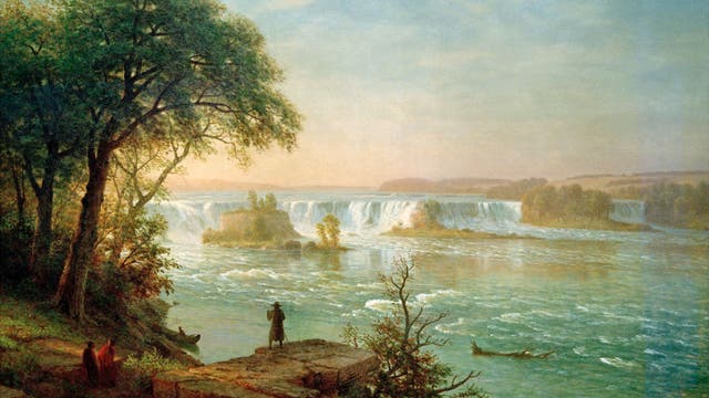 Die Wasserfälle von St. Anthony am Mississippi