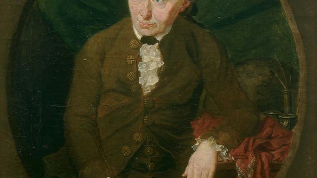 [VOLLBILD] Immanuel Kant im Porträt von Gottlieb Doebler (1791)