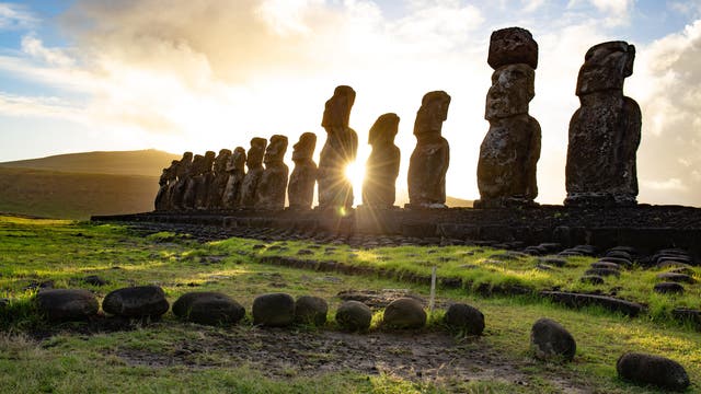 Moai auf der Osterinsel