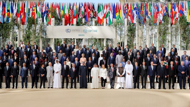 Gruppenfoto auf der COP28