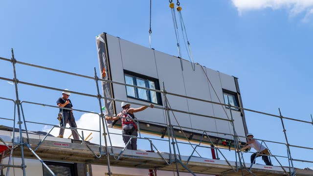 Fassade auf Fassade