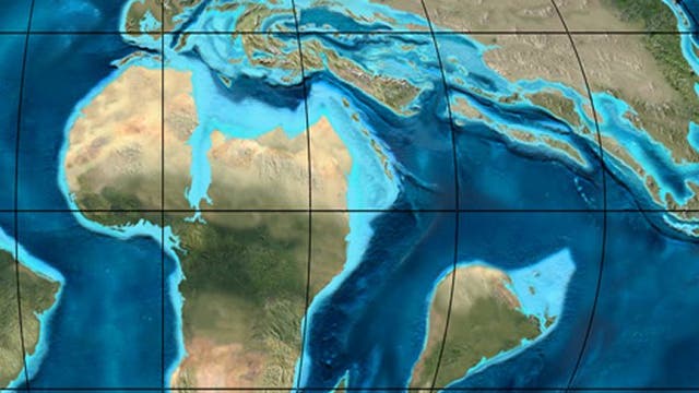 Das Antlitz der Erde vor etwa 65 Millionen Jahren