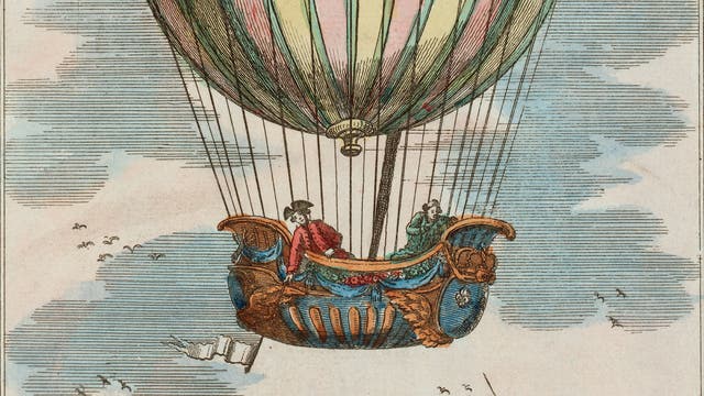 Erster bemannter Aufstieg mit einem Gasballon am 1. Dezember 1783