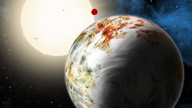 Die Mega-Erde Kepler 10c (künstlerische Darstellung)