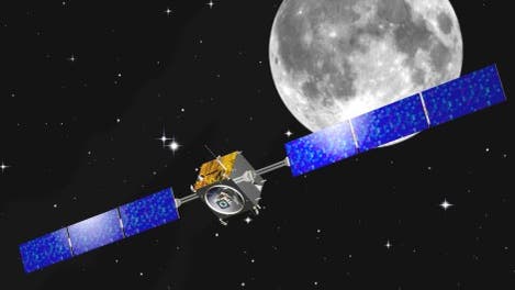 So könnte es aussehen: Smart-1 am Mond