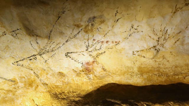 Hirsche in der Höhle von Lascaux