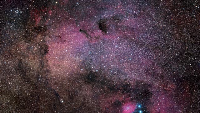 Sagittarius-Sternwolke, Farbige Milchstraße