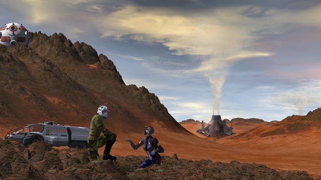 Mars mit neuer Atmosphäre?
