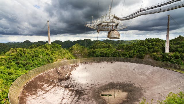 Das Arecibo Observatorium in Puerto Rico