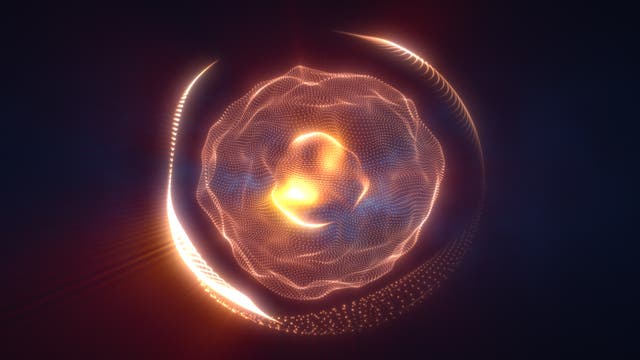 Symbolbild eines Gluonenballs