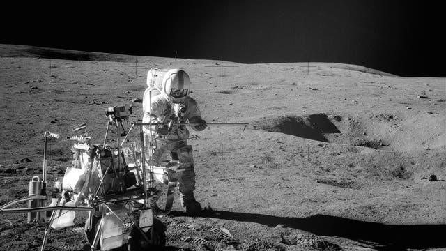 Alan Shepard auf dem Mond