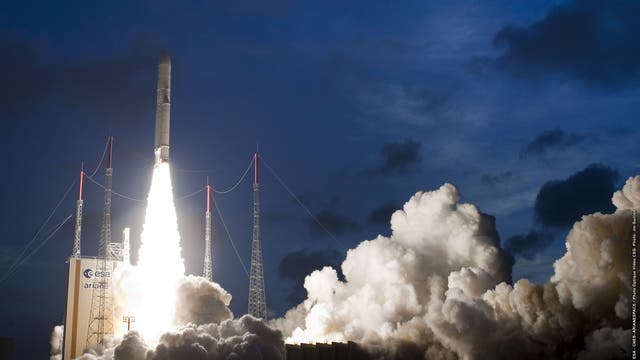Start einer Ariane 5 Rakete