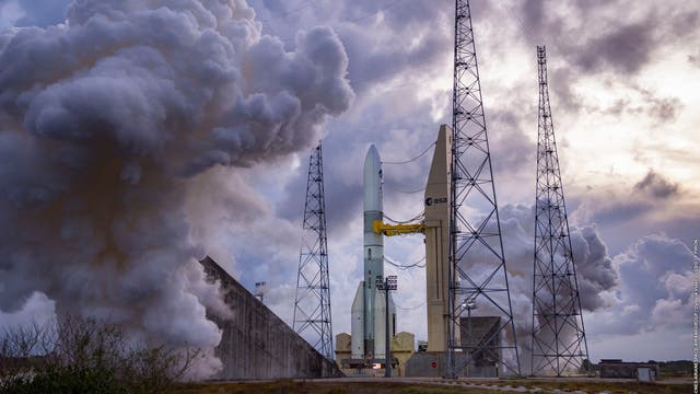 Die Ariane 6 durchläuft erste Tests auf der Startrampe