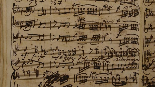 Notenhandschriften aus dem 18. Jahrhundert wiederentdeckt