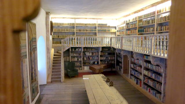 Die Bibliothek auf Schloss Wolfegg