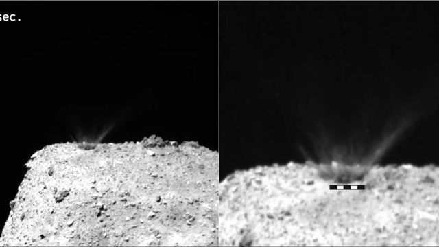 Kupferkugel trifft Asteroid