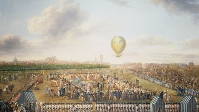 Der 14. Flug Jean-Pierre Blanchards, Lille, 26. August 1785