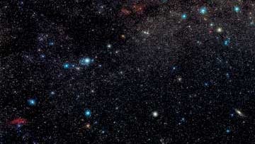 Milchstraße in Kassiopeia und Perseus