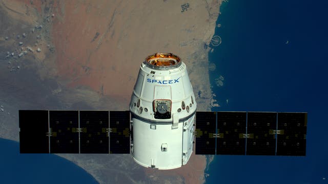 Die Dragon-Raumkapsel ist bereits als Versorgungsmission für die ISS im Einsatz.
