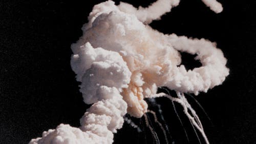 Die Explosion der Raumfähre Challenger
