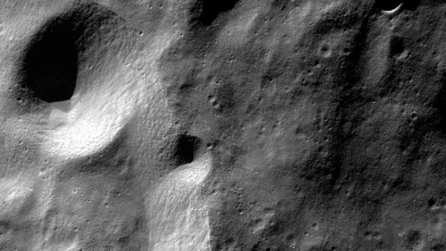 Mondfoto der indischen Raumsonde Chandrayaan-1
