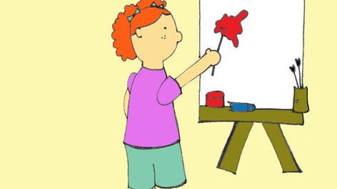 Gloria malt gerne - und lässt sich auch durch elterliche Verbote nicht davon abhalten. Bereits im Alter von vier Jahren halten viele Kinder diese Rebellion für gerechtfertigt.