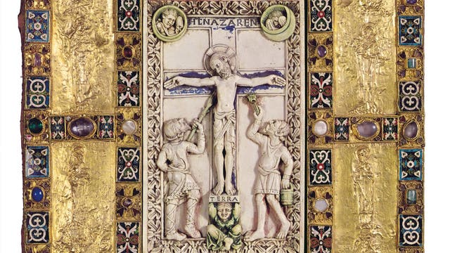 Der Buchdeckel des Codex Aureus von Echternach