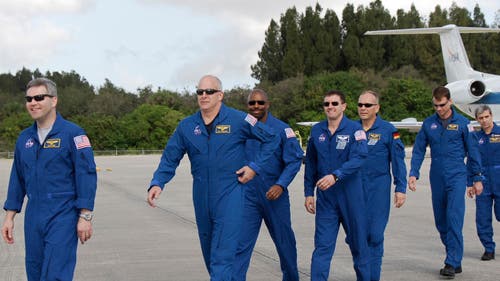 Die Crew der Raumfähre Atlantis
