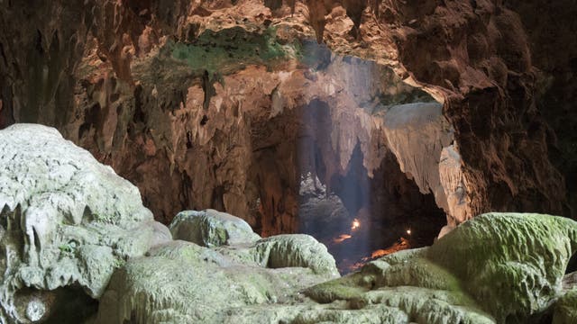 Blick in die Callao-Höhle