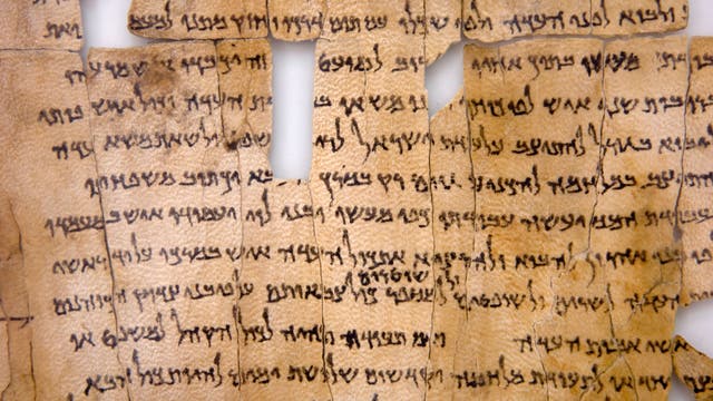 Schriftrolle vom Toten Meer - ein Fragment aus dem Buch Jesaja