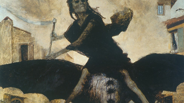 Arnold Böcklin: Die Pest (1898) im Kunstmuseum Basel.