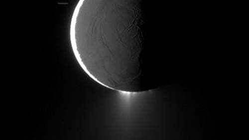 Die Wasserfontänen von Enceladus