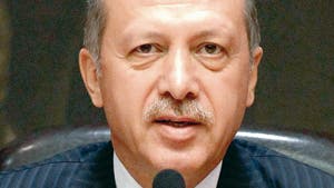 der türkische Politiker Erdogan