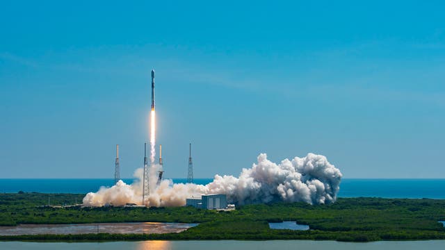 Euclid startet an Bord einer Falcon-9-Rakete