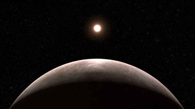 Der Exoplanet LHS 475 b in einer künstl. Darstellung