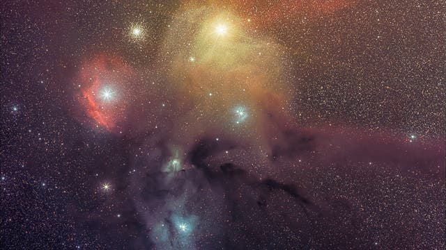 Farbenspiel,  Nebelkomplex, Stern  Antares