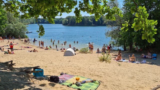 Ein Badesee bei Berlin