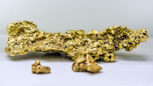 Ein Goldnugget.