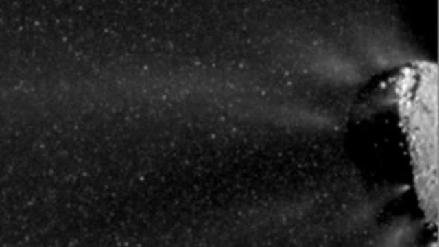 Der Komet Hartley 2 im Schneegestöber