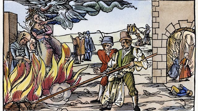Hexenverbrennung in Derneburg im Harz, 1555