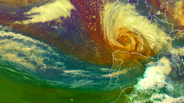 Der Zyklon Klaus im Jahr 2009 war einer der stärksten Stürme in Westeuropa während der letzten Jahrzehnte