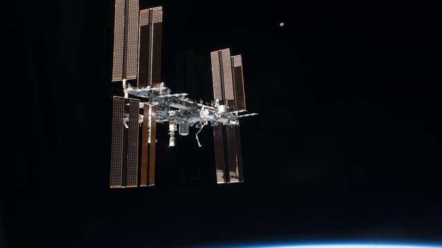Die ISS aus Sicht der Space-Shuttle-Mission STS-135