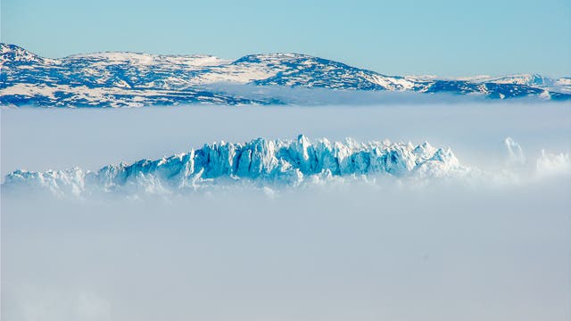 Der Jakobshavn-Gletscher gehört zu den schnellsten und mächtigsten Gletschern